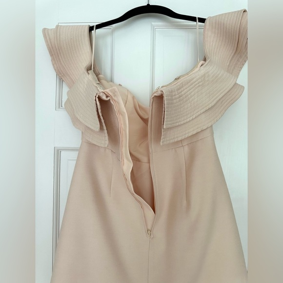 C/MEO COLLECTIVE (Revolve) First Impression Ruffle Dress in Blush size XS - Picture 5 of 7